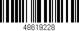 Código de barras (EAN, GTIN, SKU, ISBN): '48619228'