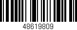 Código de barras (EAN, GTIN, SKU, ISBN): '48619809'
