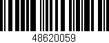 Código de barras (EAN, GTIN, SKU, ISBN): '48620059'