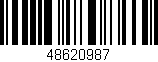 Código de barras (EAN, GTIN, SKU, ISBN): '48620987'