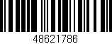 Código de barras (EAN, GTIN, SKU, ISBN): '48621786'