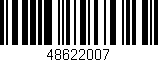 Código de barras (EAN, GTIN, SKU, ISBN): '48622007'