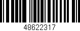 Código de barras (EAN, GTIN, SKU, ISBN): '48622317'