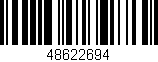 Código de barras (EAN, GTIN, SKU, ISBN): '48622694'