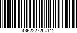 Código de barras (EAN, GTIN, SKU, ISBN): '4862327204112'