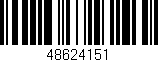 Código de barras (EAN, GTIN, SKU, ISBN): '48624151'