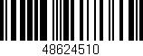Código de barras (EAN, GTIN, SKU, ISBN): '48624510'