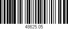 Código de barras (EAN, GTIN, SKU, ISBN): '48625.05'