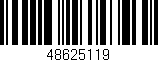 Código de barras (EAN, GTIN, SKU, ISBN): '48625119'