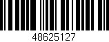 Código de barras (EAN, GTIN, SKU, ISBN): '48625127'