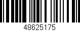 Código de barras (EAN, GTIN, SKU, ISBN): '48625175'