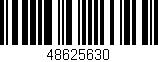 Código de barras (EAN, GTIN, SKU, ISBN): '48625630'