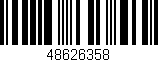 Código de barras (EAN, GTIN, SKU, ISBN): '48626358'