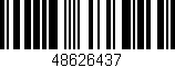 Código de barras (EAN, GTIN, SKU, ISBN): '48626437'