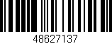 Código de barras (EAN, GTIN, SKU, ISBN): '48627137'