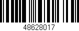 Código de barras (EAN, GTIN, SKU, ISBN): '48628017'