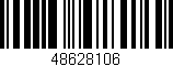 Código de barras (EAN, GTIN, SKU, ISBN): '48628106'