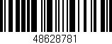 Código de barras (EAN, GTIN, SKU, ISBN): '48628781'