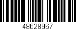 Código de barras (EAN, GTIN, SKU, ISBN): '48628967'