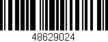 Código de barras (EAN, GTIN, SKU, ISBN): '48629024'
