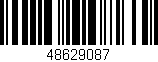 Código de barras (EAN, GTIN, SKU, ISBN): '48629087'