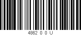 Código de barras (EAN, GTIN, SKU, ISBN): '4862_0_0_U'