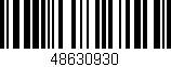 Código de barras (EAN, GTIN, SKU, ISBN): '48630930'