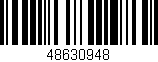 Código de barras (EAN, GTIN, SKU, ISBN): '48630948'