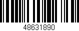 Código de barras (EAN, GTIN, SKU, ISBN): '48631890'