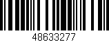 Código de barras (EAN, GTIN, SKU, ISBN): '48633277'