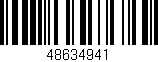 Código de barras (EAN, GTIN, SKU, ISBN): '48634941'