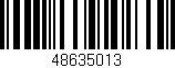 Código de barras (EAN, GTIN, SKU, ISBN): '48635013'