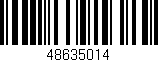 Código de barras (EAN, GTIN, SKU, ISBN): '48635014'