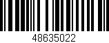Código de barras (EAN, GTIN, SKU, ISBN): '48635022'