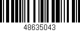 Código de barras (EAN, GTIN, SKU, ISBN): '48635043'