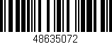 Código de barras (EAN, GTIN, SKU, ISBN): '48635072'