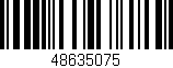 Código de barras (EAN, GTIN, SKU, ISBN): '48635075'