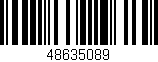 Código de barras (EAN, GTIN, SKU, ISBN): '48635089'