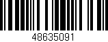 Código de barras (EAN, GTIN, SKU, ISBN): '48635091'