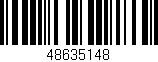 Código de barras (EAN, GTIN, SKU, ISBN): '48635148'