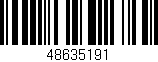 Código de barras (EAN, GTIN, SKU, ISBN): '48635191'