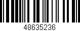 Código de barras (EAN, GTIN, SKU, ISBN): '48635236'
