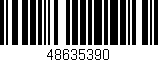 Código de barras (EAN, GTIN, SKU, ISBN): '48635390'