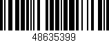 Código de barras (EAN, GTIN, SKU, ISBN): '48635399'