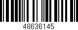 Código de barras (EAN, GTIN, SKU, ISBN): '48636145'