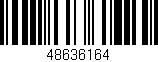 Código de barras (EAN, GTIN, SKU, ISBN): '48636164'