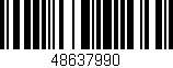 Código de barras (EAN, GTIN, SKU, ISBN): '48637990'