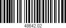 Código de barras (EAN, GTIN, SKU, ISBN): '48642.02'