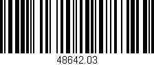 Código de barras (EAN, GTIN, SKU, ISBN): '48642.03'