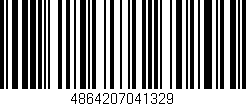 Código de barras (EAN, GTIN, SKU, ISBN): '4864207041329'